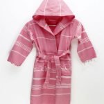 Peshtemal Kids Bathrobe Pink